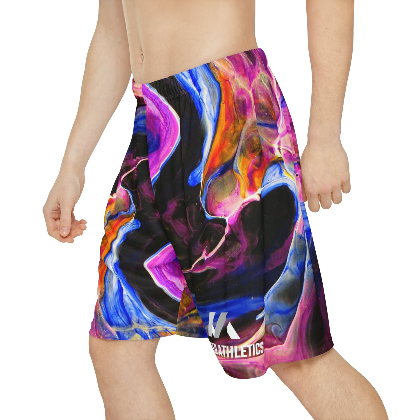 Abstract Men’s Sports Shorts