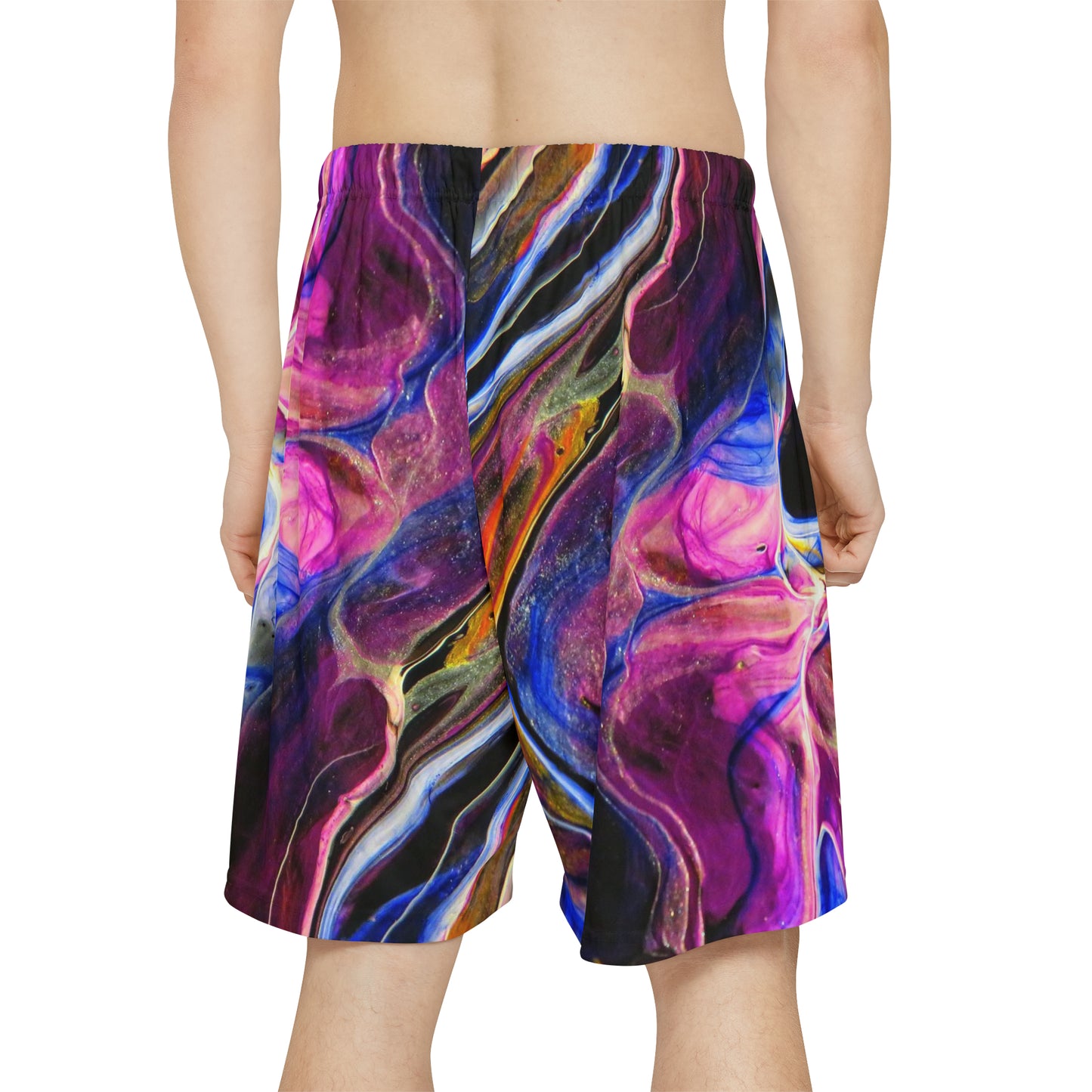 Abstract Men’s Sports Shorts