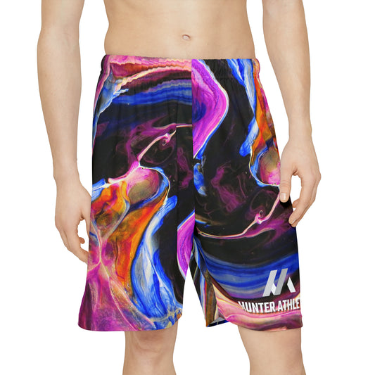 Abstract Men’s Sports Shorts