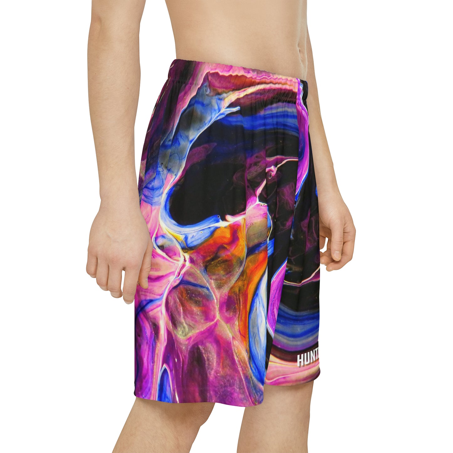 Abstract Men’s Sports Shorts
