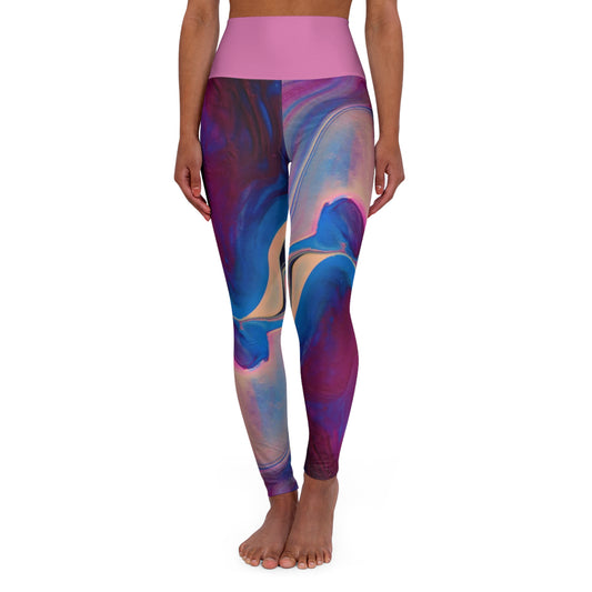 H.A. High Waisted Abstract Yoga Leggings